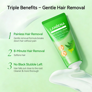 LANBENA NOUVELLE ARRIVÉE CRÈME ÉPILATOIRE POUR LE CORPS À UTILISER SUR TOUTES LES TYPES DE PEAU - Product Image 4