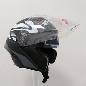 Usine de gros Motocross couleur jaune foncé Crash sécurité belle verre fantaisie dames casque de <span class=keywords><strong>moto</strong></span> à visage ouvert - Product Image 2