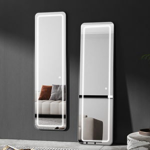 Tùy chỉnh phong cách Châu Âu Chiều dài sàn gương LED thắp sáng Salon Locker phòng tường gương - Product Image 6