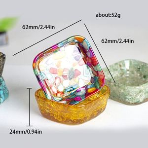 Luxurious Resin <b>Square</b> <b>Vase</b> with Crystal Inlay-Fairy Angel Design for Home & Events - Product Image 4