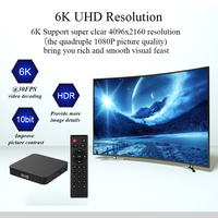 Decodificador de TV Android inteligente de cuatro núcleos, 4GB, 32GB, 2,4 Ghz, 5Ghz, 6G, Wifi, BT 5,0, 4K, se puede usar en casa