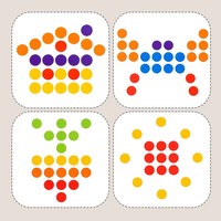 Gobelets empilables en plastique arc-en-ciel, jeu de tri de couleurs, cartes à motifs en feutre, jouet éducatif Montessori pour enfants 3+ OEM