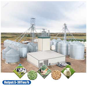 Advanced Pellet Machine Plant Manufacturer Beef Cattle Complete Production Line For <b>Large</b> Feed Mills - Product Image 2