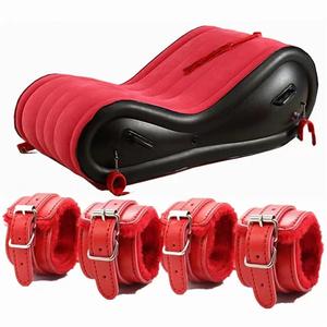 Sofá Cama Inflable para Viajes, Playa, Dormitorio, Muebles Sexuales, <span class=keywords><strong>Sillón</strong></span>, Armazón de Cama de Terciopelo, PVC y Cuero - Product Image 4