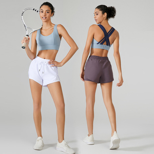 Pantaloni corti <span class=keywords><strong>palestra</strong></span> Jogger <span class=keywords><strong>allenamento</strong></span> corsa pantaloncini da donna pantaloncini da bici da donna pantaloncini da Yoga - Product Image 2