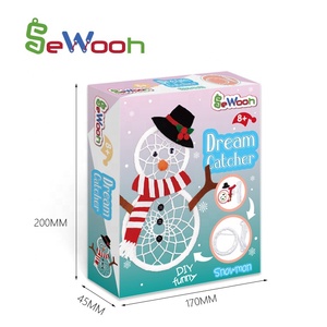 <span class=keywords><strong>Atrapasueños</strong></span> artístico para niños, hilo para Festival de Navidad, muñeco de nieve - Product Image 2