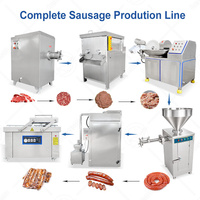 Machine à fabriquer des saucissons et saucisses à petite échelle OCEAN, ligne de production de saucissons et de saucisses de viande, prix