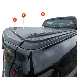 Couverture de benne de camionnette rétractable en aluminium rigide avec serrure antivol de qualité supérieure pour Toyota Hilux Revo - Product Image 3