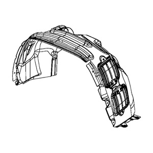 Guardabarros de ABS para Jeep Cherokee 68102264AF, para los modelos 2014-2018, reemplazo y reparación - Product Image 4