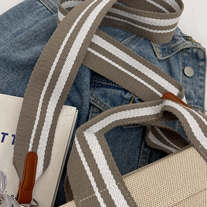 <span class=keywords><strong>Sac</strong></span> <span class=keywords><strong>à</strong></span> <span class=keywords><strong>main</strong></span> élégant pour femmes avec poignée <span class=keywords><strong>à</strong></span> rayures <span class=keywords><strong>Sac</strong></span> fourre-tout Hobo pour femmes <span class=keywords><strong>Sac</strong></span> <span class=keywords><strong>à</strong></span> bandoulière en toile Sacs <span class=keywords><strong>à</strong></span> provisions - Product Image 3