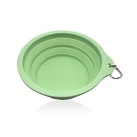 Gamelles Pliables pour Chiens de Haute Qualité 350ML Gamelle Portable en Silicone pour Animaux de Compagnie Accessoires Bol d'Alimentation et d'Eau de Voyage
