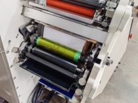 Machine d'impression flexographique de type satellite JR27-7C, 150 m/min, largeur d'impression 265 mm, certifiée CE, équipement d'impression flexo pour étiquettes en rouleau