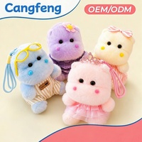 Vente en gros d'usine OEM ODM, peluche réaliste de haute qualité, pendentif hippopotame coloré, jouet en peluche pour enfants, cadeau d'anniversaire