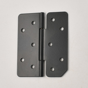 Charnière de meuble en acier au carbone noir, montage en surface, design minimaliste, accessoire pour table pliante, durable - Product Image 1