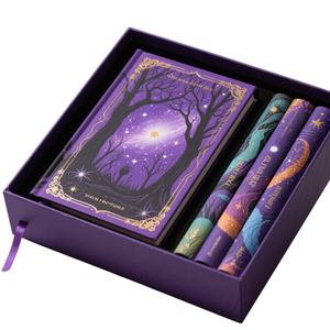 Impression de romans d'aventure Journal intime à couverture rigide violet personnalisé avec <span class=keywords><strong>livre</strong></span> d'édition de boîte-cadeau - Product Image 5