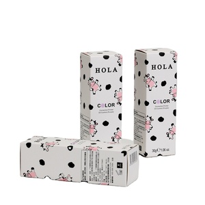 Wholesale Custom Packaging Lotion Boxes Perfume Cosmetics Paper White Folding Carton Gift Box For Medicine Cosmetic Packaging