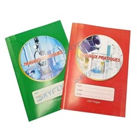 Cahier d'exercices TP ligné français, pages et style personnalisés, cahier scolaire pour fournitures scolaires