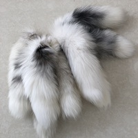 Porte-clés queue de renard moelleuse et tendance, breloque de sac en fourrure de renard, accessoire de décoration très prisé
