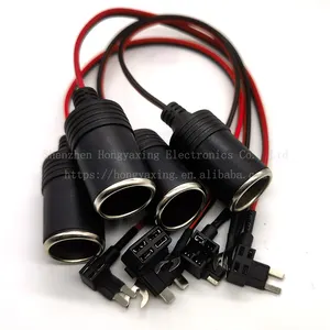 Medium/Small/Micro 2/Mini car fuse box connector cigarette lighter female base cigarette lighter socket non-destructive wiring