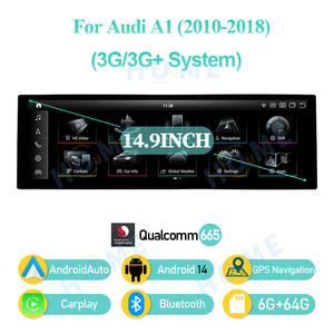 Lecteurs vidéo pour voiture Android 14 Carplay AUTO pour <span class=keywords><strong>AUDI</strong></span> <span class=keywords><strong>A1</strong></span> 2010-2018 Lecteur multimédia 14,9 pouces Navigation GPS Écran intelligent 4G - Product Image 4