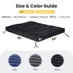 ที่นอนเมโมรี่โฟมยัดไส้เสื่อทาทามิแบบพกพาพับได้เสื่อทาทามิแบบญี่ปุ่น - Product Image 2