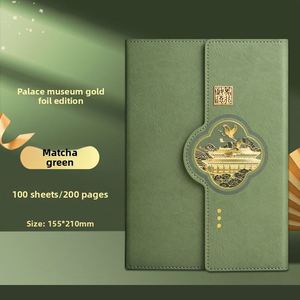 2026 High Quality Stylish Chinese-Style Trendy A5 Business Notebook Dowling Paper Faux Leather Cover <b>Gift</b> <b>Box</b> Set Work Souvenir - Product Image 6
