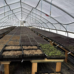 Plantlogic d'irrigation latérale en plastique PVC hydroponique <span class=keywords><strong>substrat</strong></span> de culture de plantes gouttière de culture de toit de serre - Product Image 1