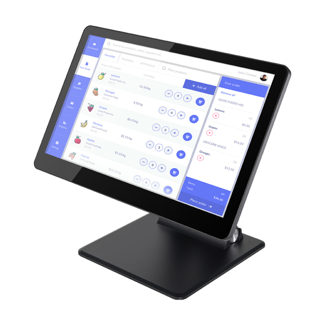 Digital Touch Screen Monitor Thin 15.6 Inch Monitor Logo Oem Screen for Pos