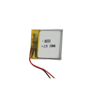 Перезаряжаемая Lipo батарея 302323 <span class=keywords><strong>3</strong></span>,7 В 110 мАч 032323 литий-полимерные батареи - Product Image 1