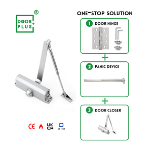 Ferme-<span class=keywords><strong>porte</strong></span> automatique robuste Doorpuls, résistant au feu, 40-120 kg, ferme-<span class=keywords><strong>porte</strong></span> hydraulique réglable en alliage d'aluminium - Product Image 6