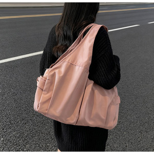 Japanese style <b>large</b> capacity women's <b>bag</b> 2026 new lightweight and fashionable <b>canvas</b> shoulder <b>bag</b> - Product Image 1