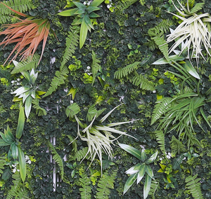 Pannello di Muschio e Piante Artificiali 3D da Parete Stile Giungla Personalizzato all'Ingrosso, Giardino Verticale per Paesaggistica e Spazi Verdi con Lichene - Product Image 5