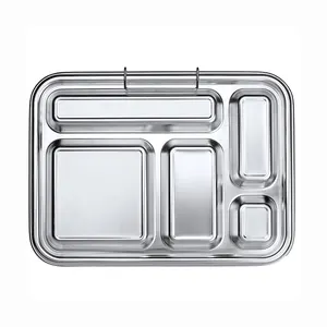 Goede Qualitysale Rvs Lunchbox Student Bento Kom Met Deksel Verzegelde Tiffin Rvs Bento Lunch Box