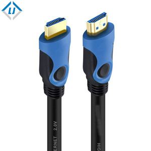 <span class=keywords><strong>Cable</strong></span> hdmi trenzado de nailon negro chapado en oro, 8k, 24K, macho <span class=keywords><strong>a</strong></span> macho - Product Image 3