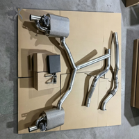 Tuyau d'échappement en acier inoxydable haute performance pour Audi A5 3.2, ajustement direct, poli miroir, épaisseur 1,5 mm, vente en gros usine, pour la course
