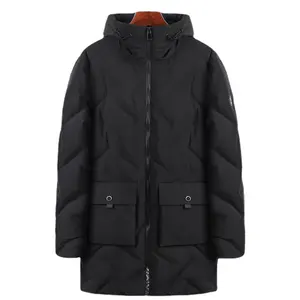 Piumino d'anatra Topgear da uomo abbigliamento invernale di alta qualità 100% invernale in poliestere rivestito per gli uomini a prova di freddo lungo spessore - Product Image 1