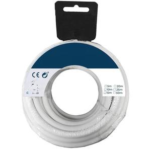 Avvolgitubo tubolare H05VV-F 3G 1,00 mm bianco, 25 m, ideale per applicazioni elettriche e lavori di giardinaggio. - Product Image 1