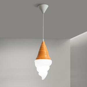 Creative Ice Cream Cones Head Dining Lamp Dessert Shop Cafe Bar Restaurant Decor <strong>Fixtures</strong> LED Light Warm <strong>Display</strong> Model Hanging - Product Image 4