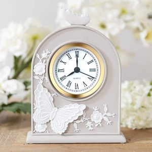 61mm Mini Quartz <strong>Clock</strong> Insert Gold Silver Frame Plastic Circle <strong>Clock</strong> for Desk Table <strong>Clock</strong> - Product Image 6