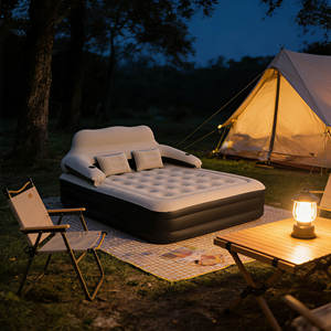 Outdoor Modern Inflatable Camping <b>Mattress</b> <b>Queen</b> <b>Size</b> High Air Bed Self-Inflating with Built-in Pump for Hospital Use - Product Image 1