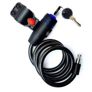 <span class=keywords><strong>Candado</strong></span> antirrobo para bicicleta, <span class=keywords><strong>candado</strong></span> de seguridad para patinete eléctrico de bicicleta de carretera, <span class=keywords><strong>candado</strong></span> de cadena de alambre de acero para casco de motocicleta - Product Image 5