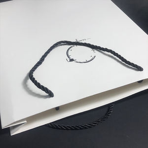 Bolsa de papel de regalo de compras personalizada impresa personalizada con su propio logotipo - Product Image 2