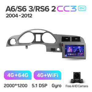 TEYES CC3 2K lettore DVD auto per Audi <span class=keywords><strong>A6</strong></span> C6 2004 - 2011 S6 3 2006 - 2011 RS6 2 2007 - Product Image 5