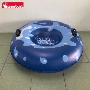 Tube à neige gonflable Samebust 157x157cm, design vague bleue, pour le ski en plein air en hiver, usage adulte - Product Image 2