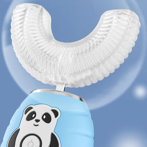 แปรงสีฟันไฟฟ้าสำหรับเด็ก รูปทรงตัวยู ดีไซน์การ์ตูน ชาร์จได้ ผลิตจากซิลิโคนเกรดอาหาร แปรงสีฟันโซนิค ขายตรงจากโรงงาน - Product Image 3