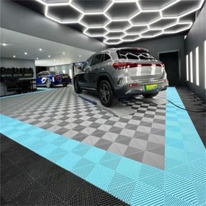 Carreaux de sol commerciaux amovibles en PP haute résistance et résistants à l'usure pour voiture Beauty 4S Wash Bay - Product Image 2