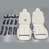 Sièges baquet en fibre de carbone A3 A4 A5 A6 A7 A8 Q3 Q5 Q7 pour toutes les voitures Audi à RS, accessoires de voiture, sièges sport de course, design en cuir personnalisé