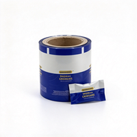 Rouleau de film à haute barrière thermoscellable personnalisé pour l'emballage de barres chocolatées, rouleau laminé en aluminium