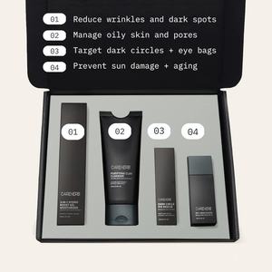 Crema para Ojos de Marca Propia, Limpiador Facial, Humectante Antienvejecimiento, Protector Solar SPF 30, Loción Nocturna, Set de Cuidado de la Piel para Hombres - Product Image 6