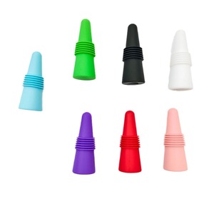 Silicone Wine Stoppers For Glass <b>Bottles</b> Eco-Friendly Reusable Sealing Stopper Multiple Colors Cross Border Gift - Product Image 4